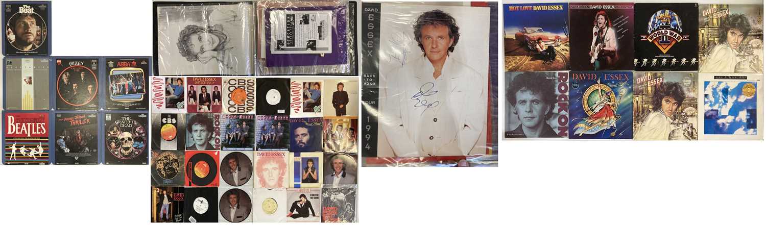 Lot 19 - DAVID ESSEX FAN PACKAGE - LPS/12"/7" - FAN CLUB MATERIALS AND MORE