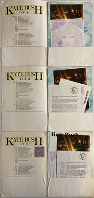 Lot 134 - KATE BUSH 1979 TOUR PROGRAMMES - THREE COPIES.
