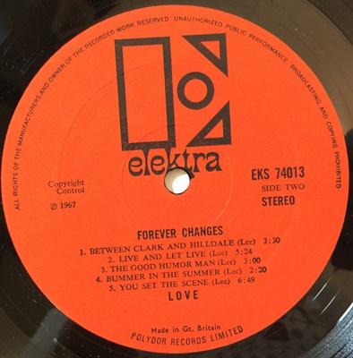 Lot 816 - LOVE - FOREVER CHANGES LP (UK STEREO 1ST - EKS 74013)