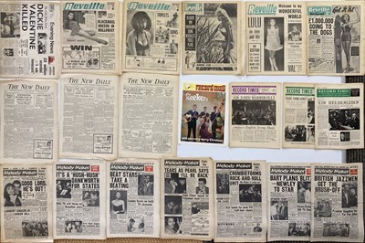 Lot 107 - 1950S / 1960S MUSIC NEWSPAPERS - NME / DISC / ETC.