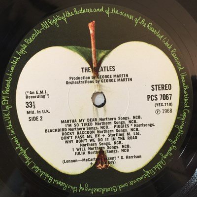 Lot 64 - THE BEATLES - WHITE ALBUM LP (UK TOP LOADING STEREO COPY - PCS 7067/8)