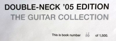 Lot 192 - THE GUITAR COLLECTION - DOUBLE NECK 05 EDITION BOOK.