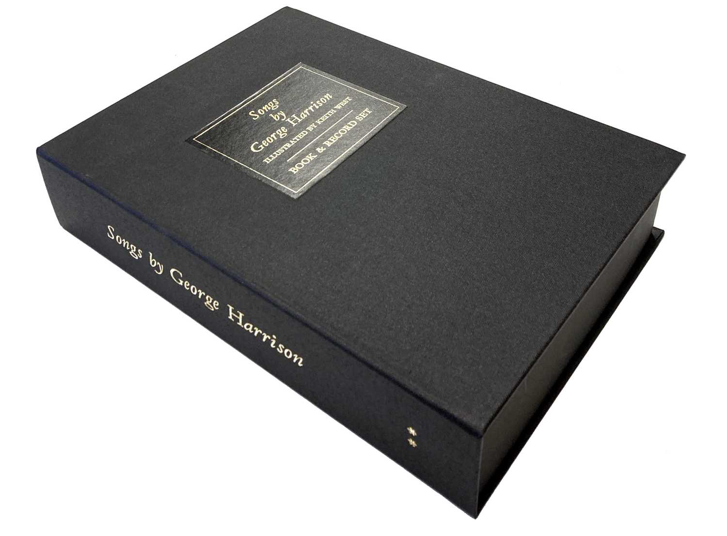 Lot 184 - GEORGE HARRISON SONGS 2 GENESIS BOOK AND CD SET.