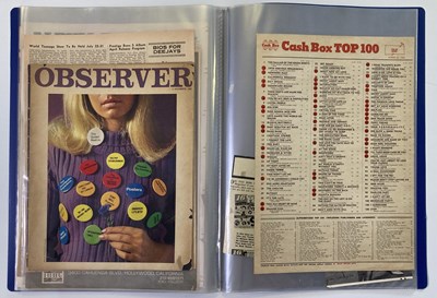 Lot 89 - NEWSPAPER HEADLINES / BILLBOARD ETC - 1960S.