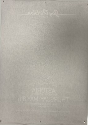 Lot 170 - JOY DIVISION - ASTORIA EDINBURGH 1980 - CANCELLED CONCERT POSTER.