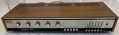 Lot 1 - HMV LENCO 2405 TURNTABLE / AMPLIFIER AND SPEAKERS