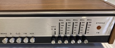 Lot 1 - HMV LENCO 2405 TURNTABLE / AMPLIFIER AND SPEAKERS