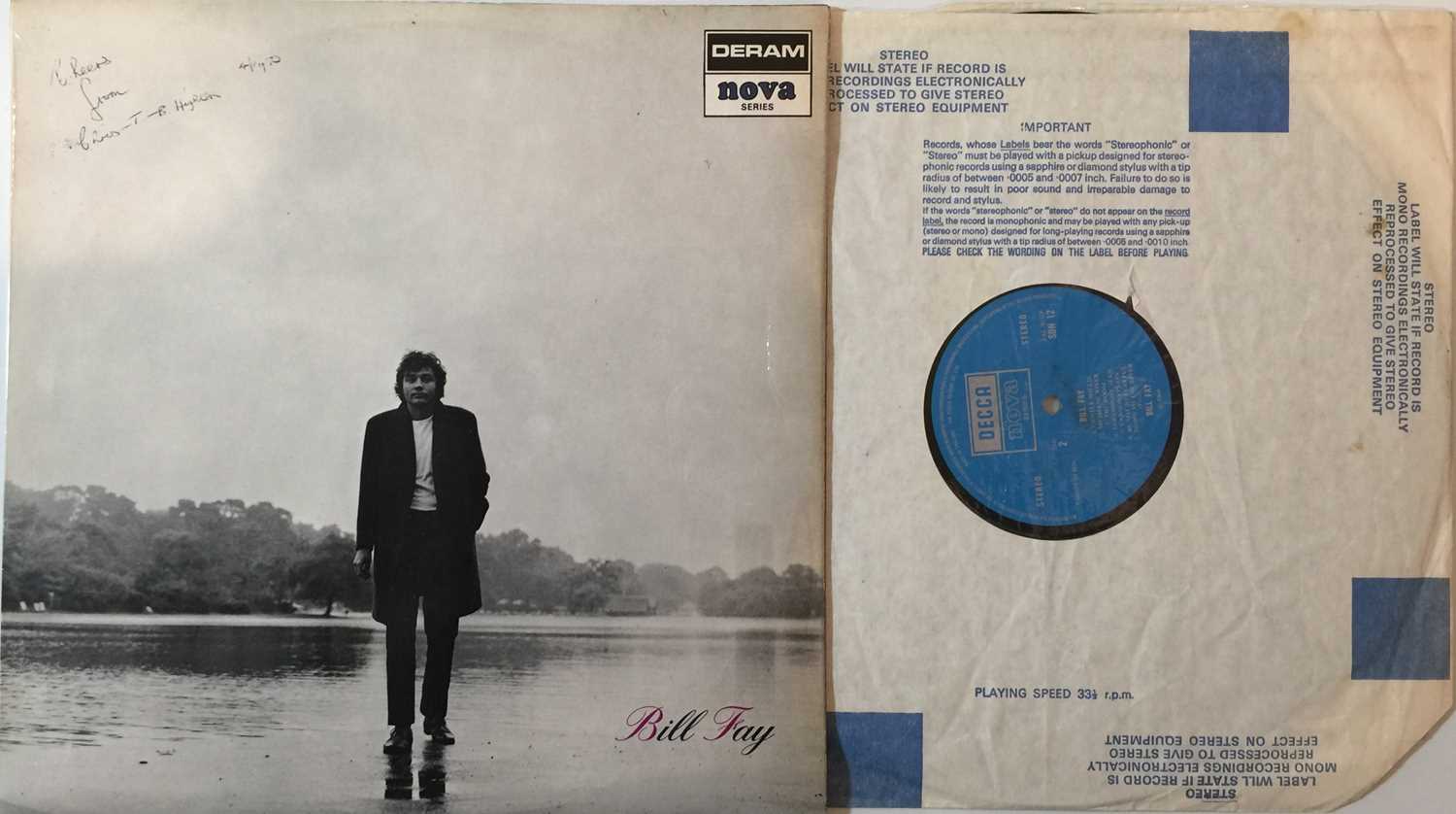 Lot 105 - BILL FAY - BILL FAY LP (ORIGINAL UK STEREO COPY - DERAM NOVA SERIES - SDN 12)