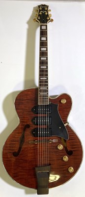 Lot 4 - PEERLESS WIZARD HOLLOW BODY ELECTRIC GUITAR.