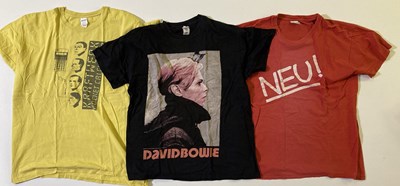 Lot 46 - MUSIC T-SHIRTS - KRAFTWERK / NEU / BOWIE.