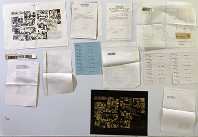 Lot 148 - THE BEATLES - SONGBOOK AND SHEET MUSIC PRODUCTION MATERIALS.
