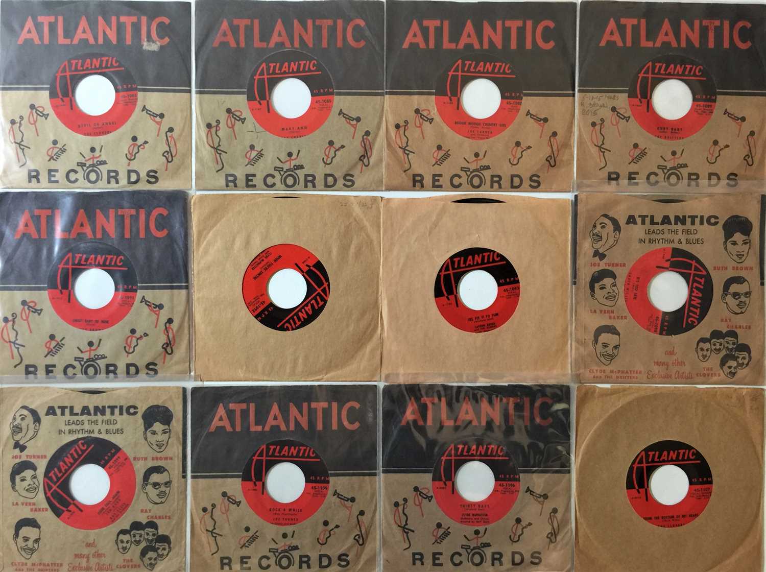 Lot 19 - R&B/ DOO WOP - ATLANTIC LABEL RUN 7"