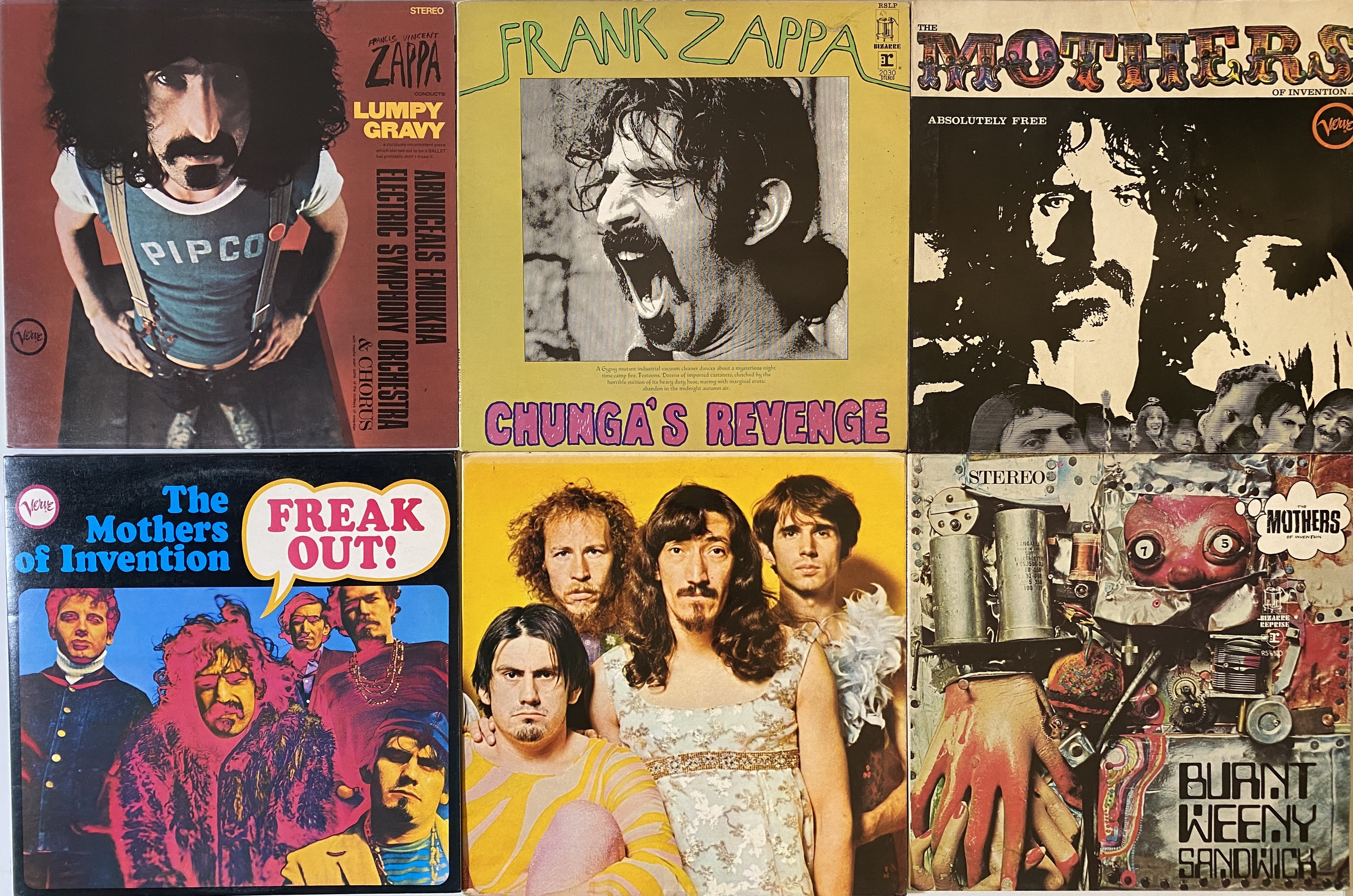 Lot 113 - FRANK ZAPPA/ THE MOTHERS OF INVENTION - LPs