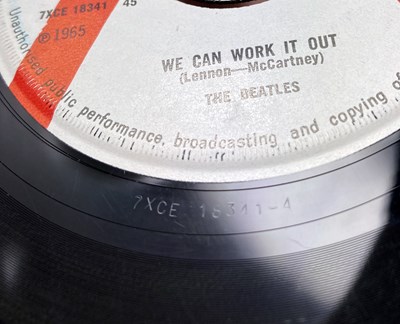 Lot 108 - THE BEATLES - WE CAN WORK IT OUT/DAY TRIPPER 7" - ORIGINAL UK DEMO (PARLOPHONE R 5389)