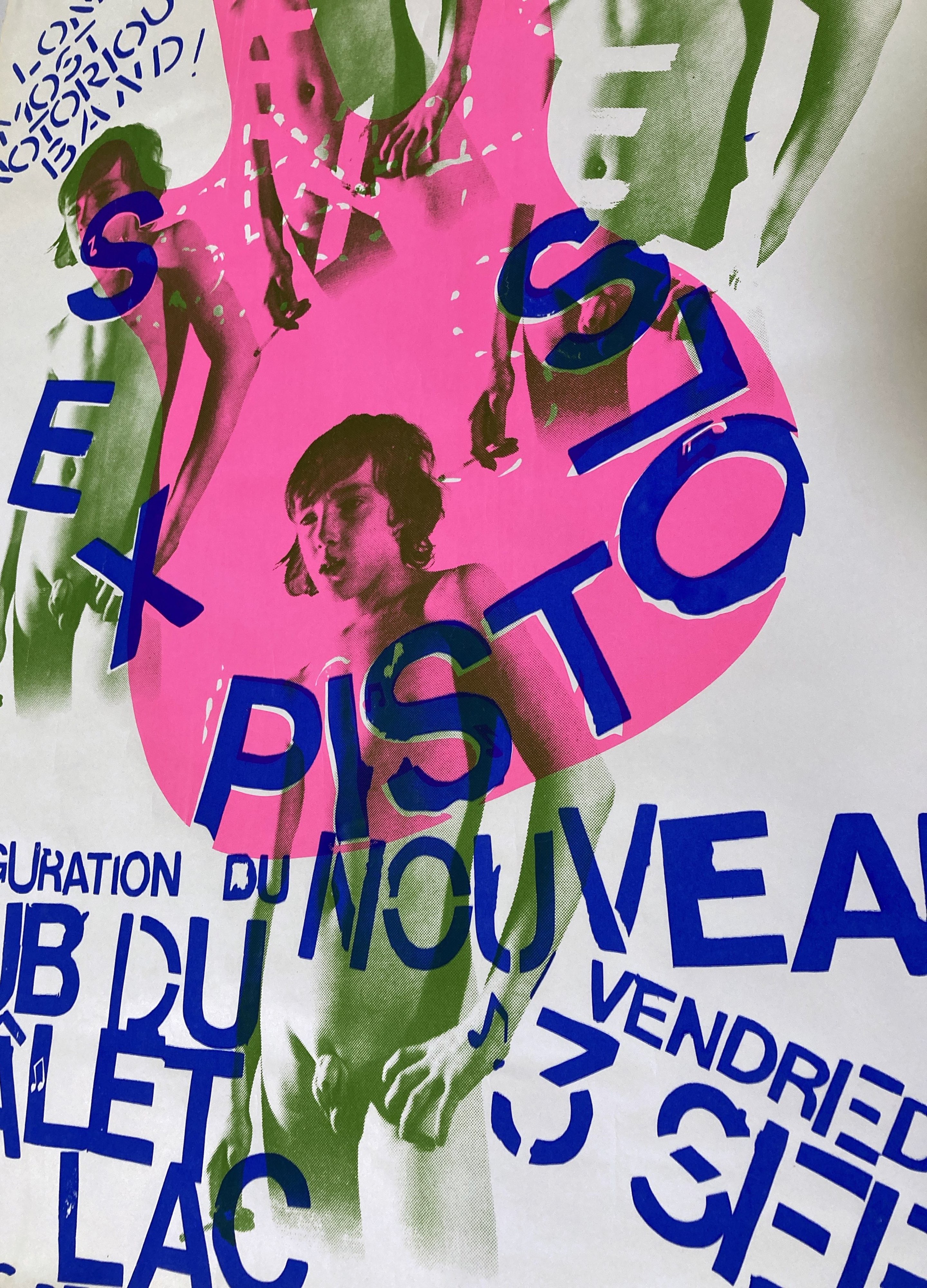 マルコムセックスピストルズClub Chalet du Lac 1976ポスター Lot 373 - SEX PISTOLS - AN ORIGINAL POSTER FOR THE