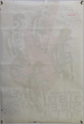 Lot 373 - SEX PISTOLS - AN ORIGINAL POSTER FOR THE CONCERT AT CLUB DU CHALET DU LAC, 1976.