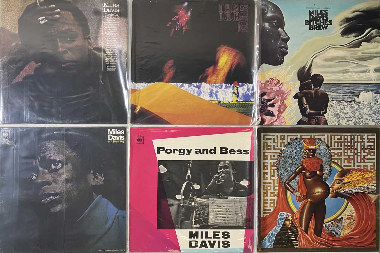Lot 84 - MILES DAVIS - UK/ US CBS LPs