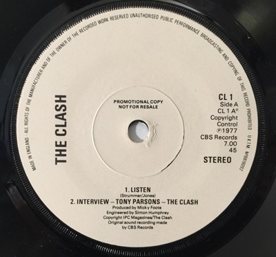 Lot 137 - THE CLASH - CAPITAL RADIO EP (ORIGINAL UK PROMO - CBS CL 1)