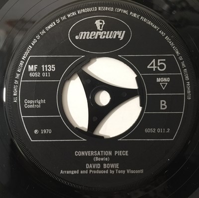 Lot 23 - DAVID BOWIE - THE PRETTIEST STAR/ CONVERSATION PIECE 7" (UK MERCURY - MF 1135)