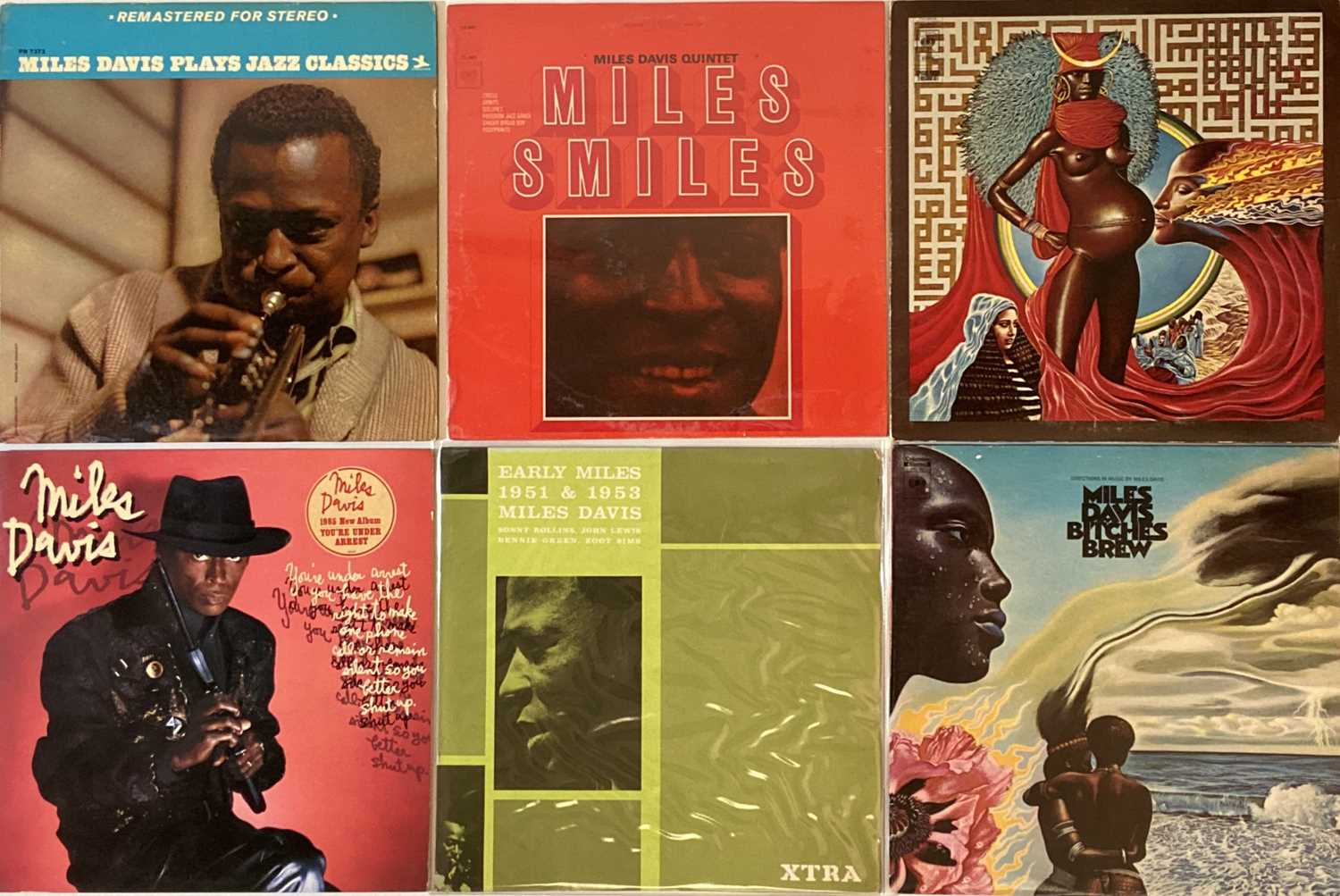 Lot 108 - MILES DAVIS - LPs. Mega back-catalogue of 23 x...