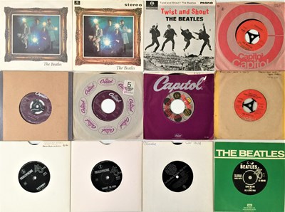 Lot 51 - THE BEATLES - 7" COLLECTION ('LATER' AND OVERSEAS COPIES)