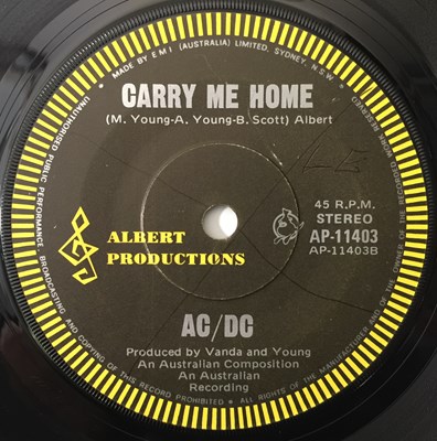 Lot 305 - AC/DC - DOG EAT DOG/ CARRY ME HOME 7" PROMO (AUSTRALIAN - AP-11303)