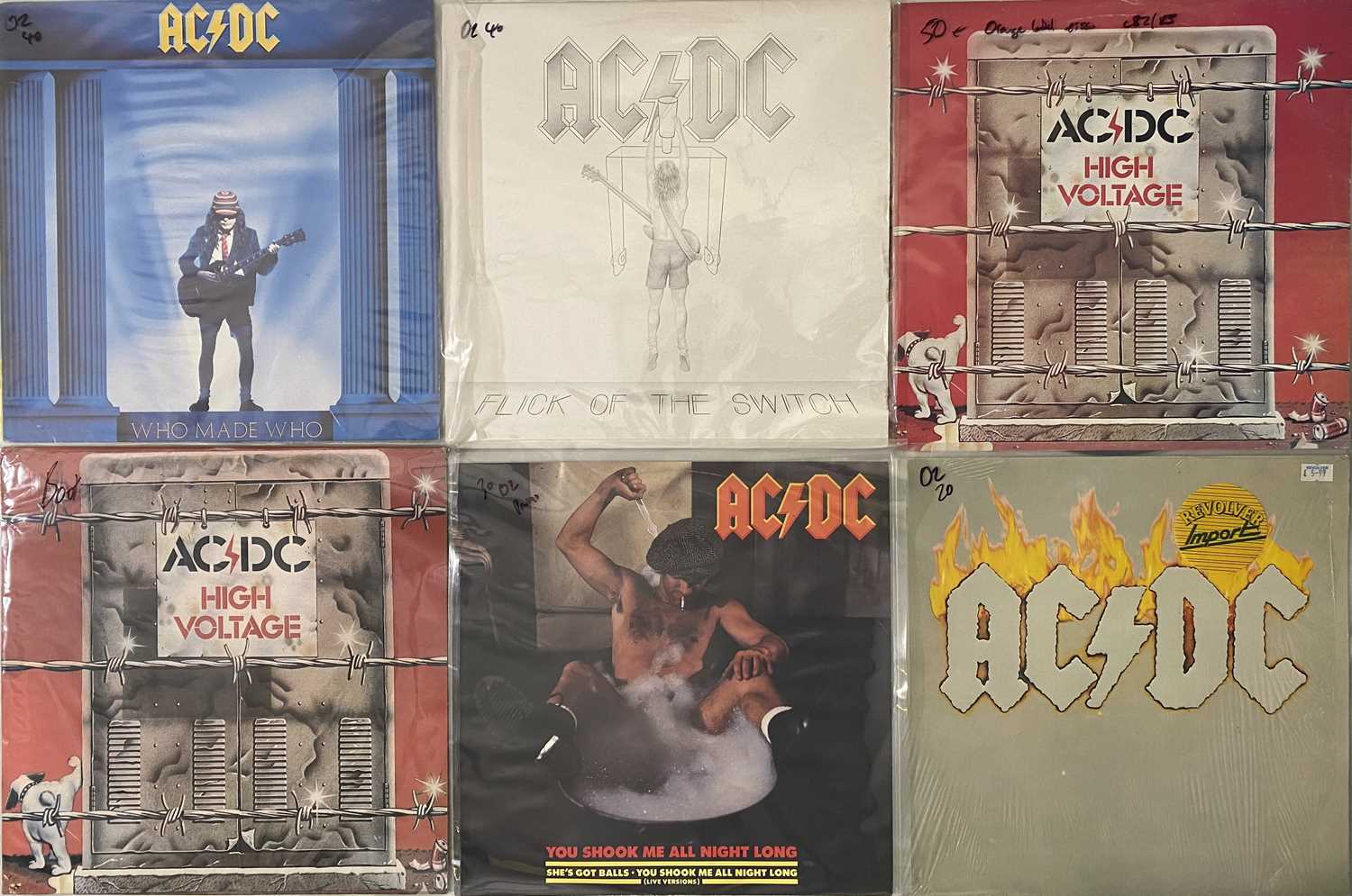Lot 364 - AC/DC - NEW ZEALAND LPs/ 12"