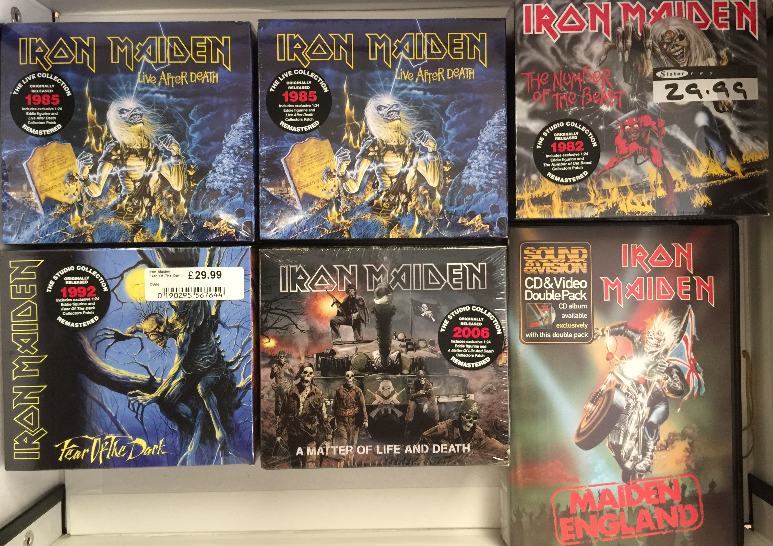 IRON MAIDEN CD16枚セット（ボーナスCD、DVDあり） Amazon.co.jp: IRON MAIDEN / MAIDEN JAPAN: ミュージック