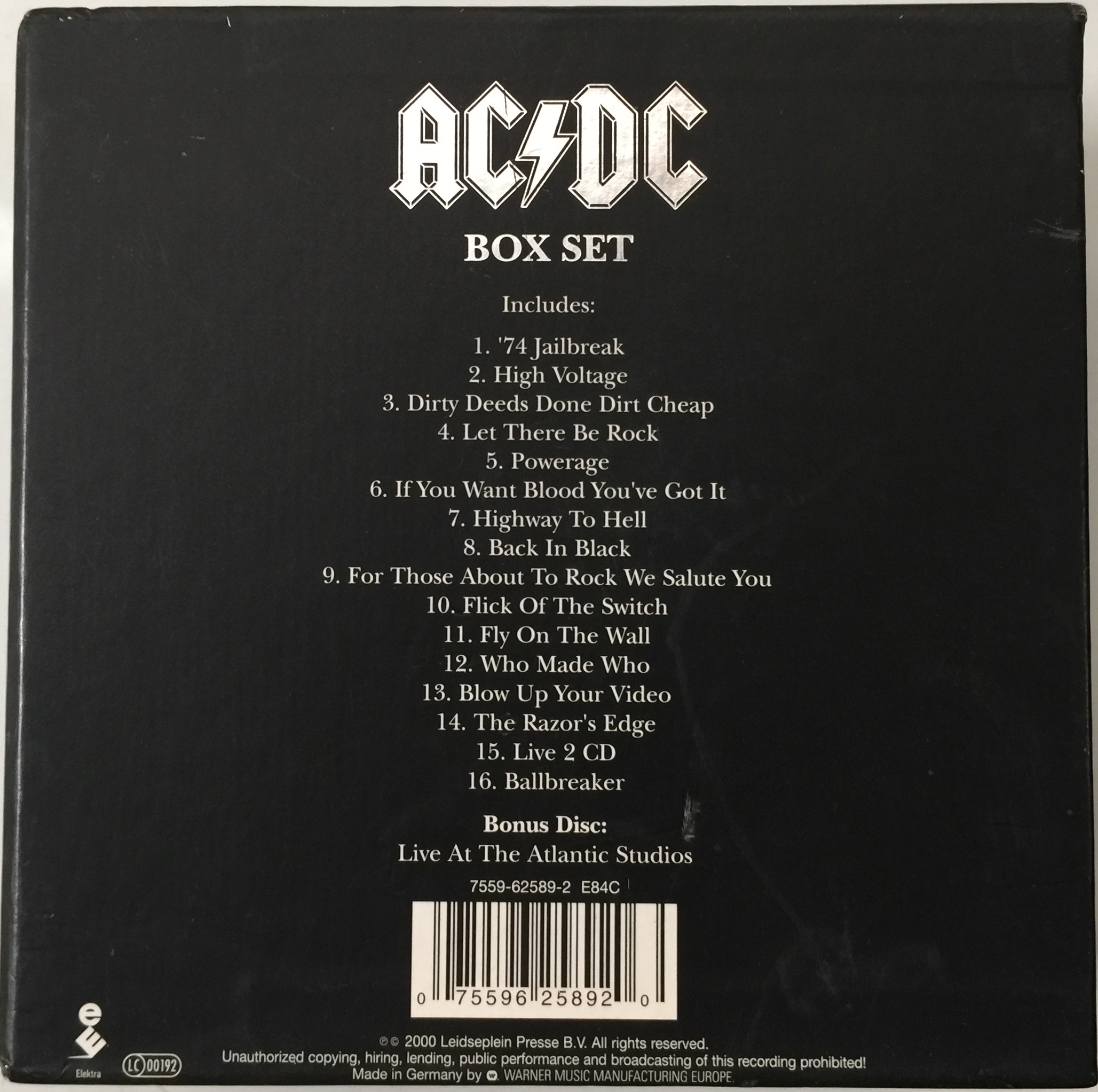 AC/DC◼️CD4タイトルセット AC/DC – Box Set Volume 1 – Box Set (Compilation, Reissue): 6 x CD