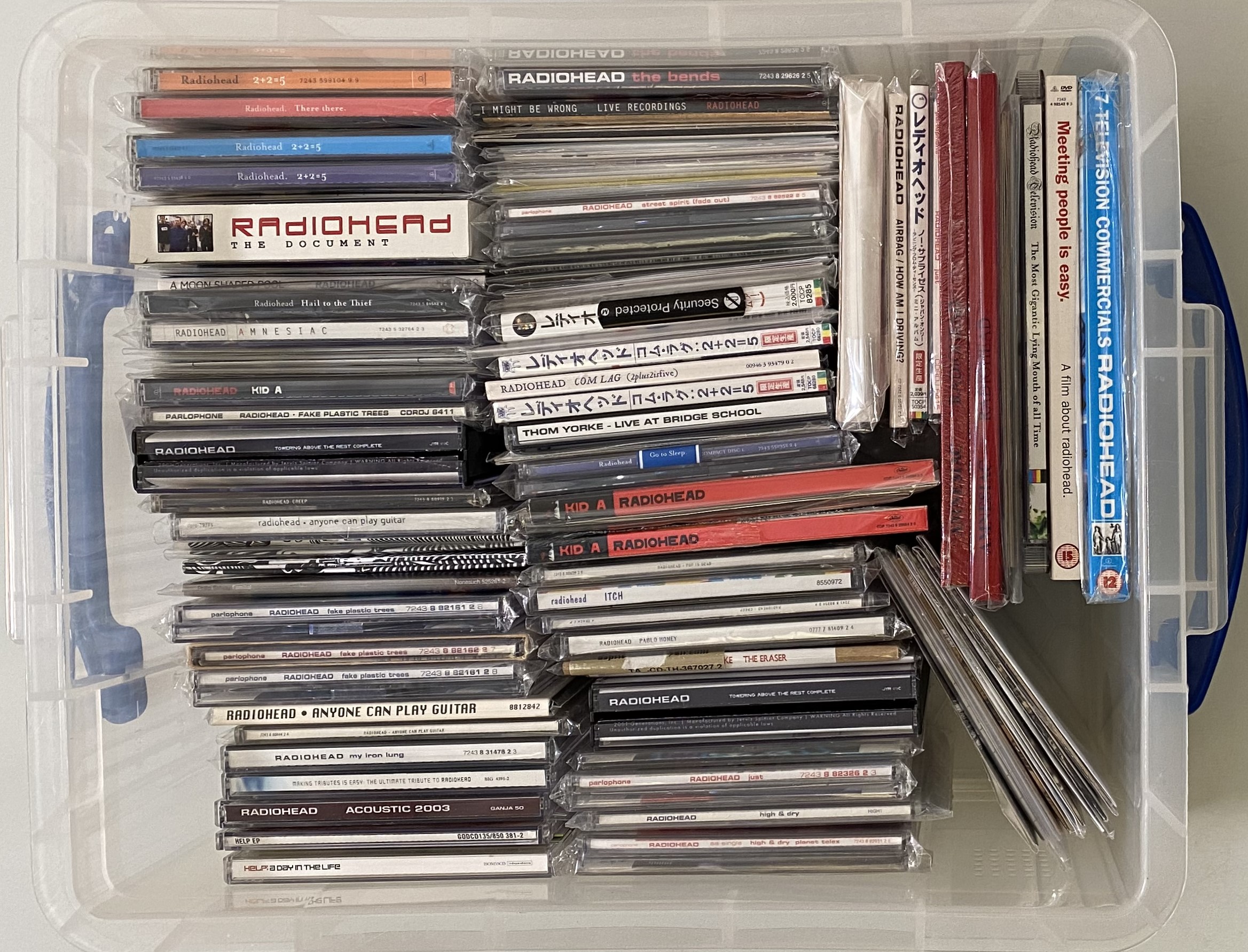 Radiohead CD DVDコレクション Lot 71 - RADIOHEAD - CD COLLECTION