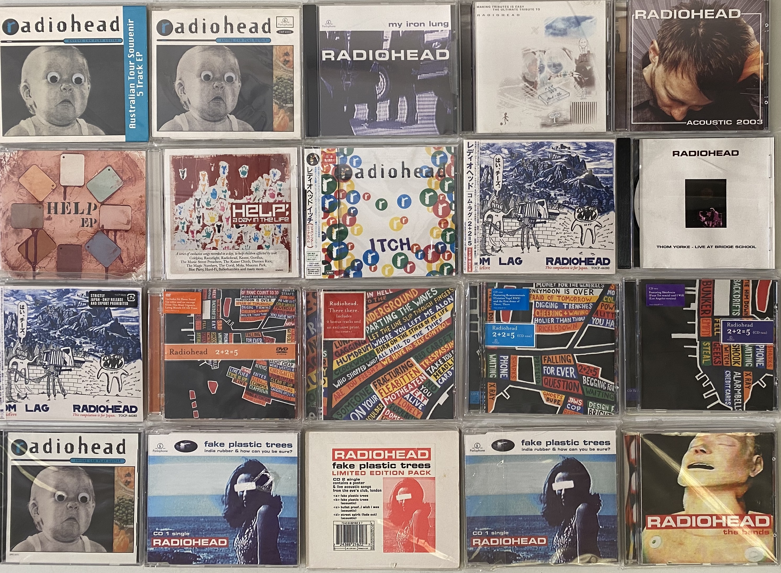Lot 71 - RADIOHEAD - CD COLLECTION