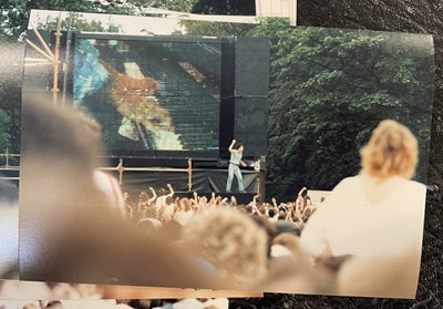 Lot 285 - 1970S CONCERT PHOTOS WITH COPYRIGHT - ALICE COOPER / TUBES / DAVID BOWIE.