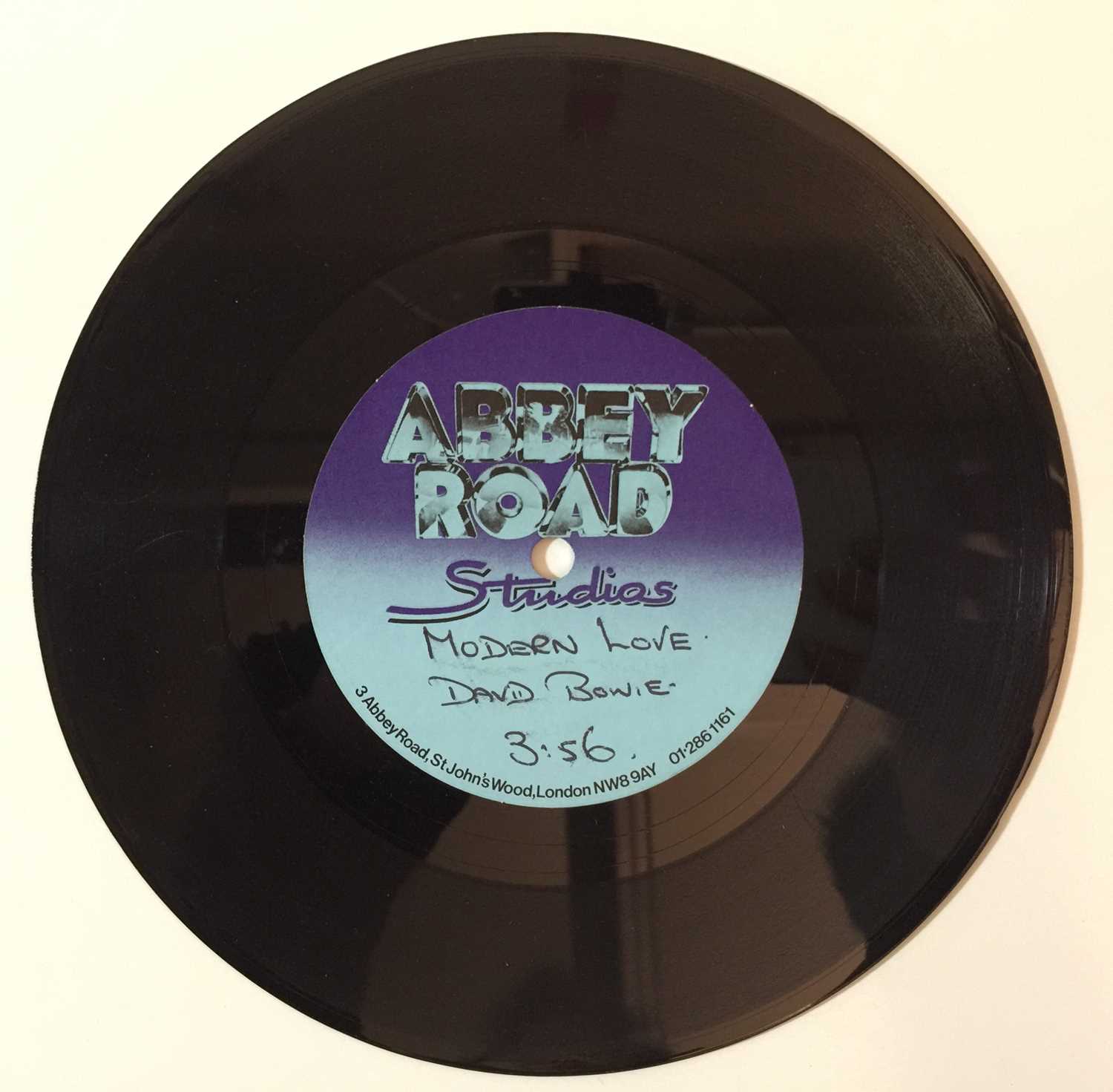 Lot 46 - David Bowie - Modern Love 7" (Abbey Road Acetate)