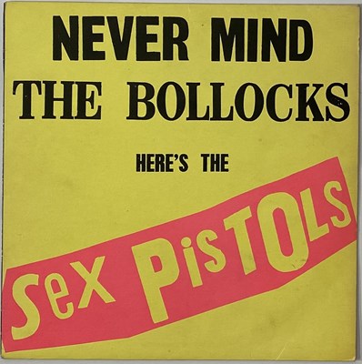 Lot 793 - SEX PISTOLS - NEVER MIND THE BOLLOCKS LP (ORIGINAL UK W/ SUBMISSION 7", POSTER & BLANK BACK COVER - V 2086)