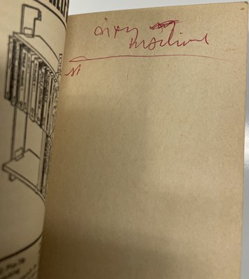 Lot 6 - HERMAN BROOD'S PERSONAL COPY OF HIS 'BIBLE' - SPEED BY WILLIAM BURROUGHS.