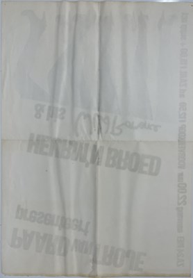 Lot 19 - HERMAN BROOD - A CONCERT POSTER FOR DEN HAAG