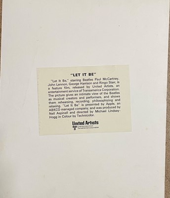 Lot 80 - THE BEATLES - FILM EPHEMERA.