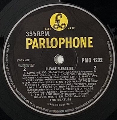 Lot 27 - THE BEATLES - PLEASE PLEASE ME LP (UK MONO FIFTH PRESSING - PMC 1202)