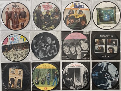 Lot 41 - THE BEATLES - 7"/ 12" PICTURE DISCS