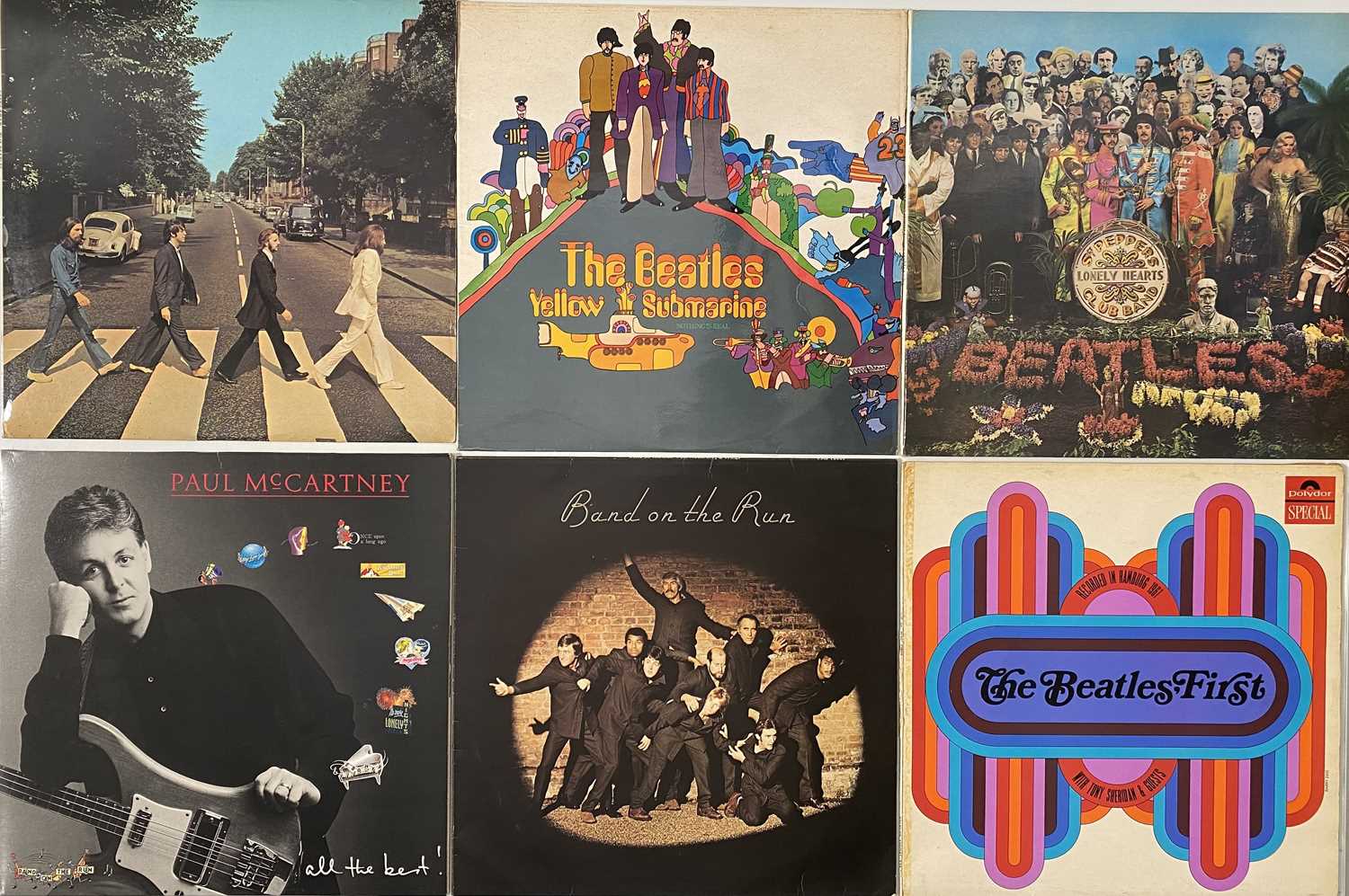Lot 33 - THE BEATLES AND RELATED - LP PACK