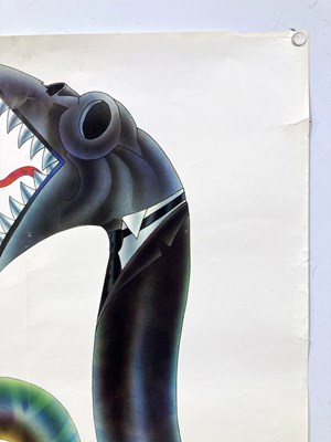 Lot 204 - GRATEFUL DEAD INTEREST -  ORIGINAL ALAN ALDRIDGE DESIGNED ART & CENSORSHIP POSTER, 1968.