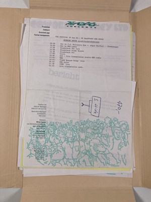 Lot 539 - CONTRACTS AND CONCERT BOOKING ARCHIVE - THE CURE , 1982-1985.