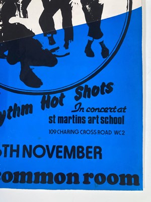 Lot 584 - PUNK HISTORY - A POSTER FOR THE VERY FIRST SEX PISTOLS CONCERT, 6TH NOVEMBER 1975.