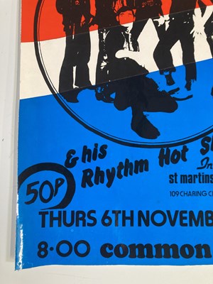 Lot 584 - PUNK HISTORY - A POSTER FOR THE VERY FIRST SEX PISTOLS CONCERT, 6TH NOVEMBER 1975.