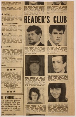 Lot 310 - THE WHO - A FULLY SIGNED MAGAZINE CUTTING INC KEITH MOON.