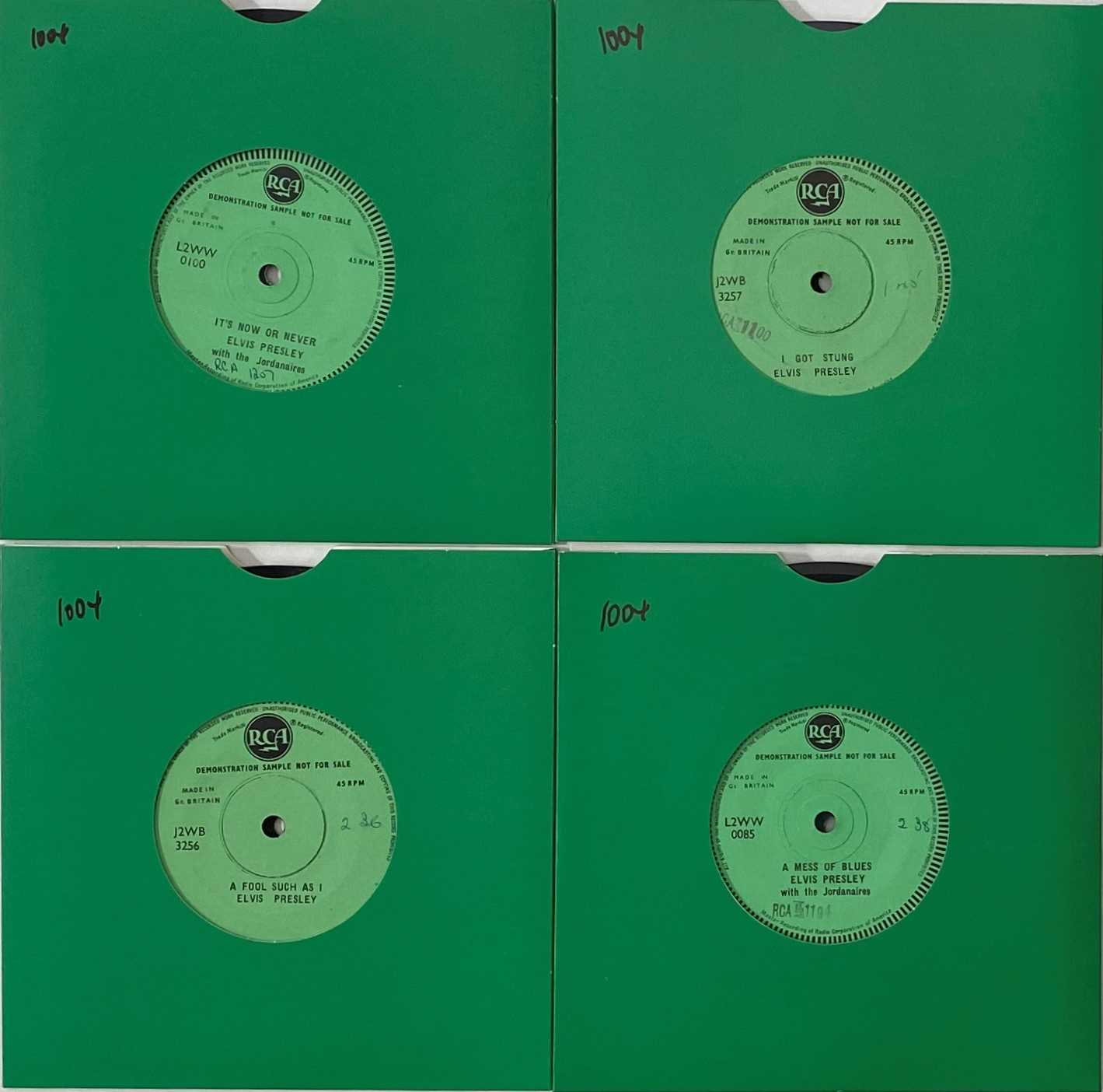 Lot 1034 - ELVIS PRESLEY - SINGLE/SIDED 7" DEMOS