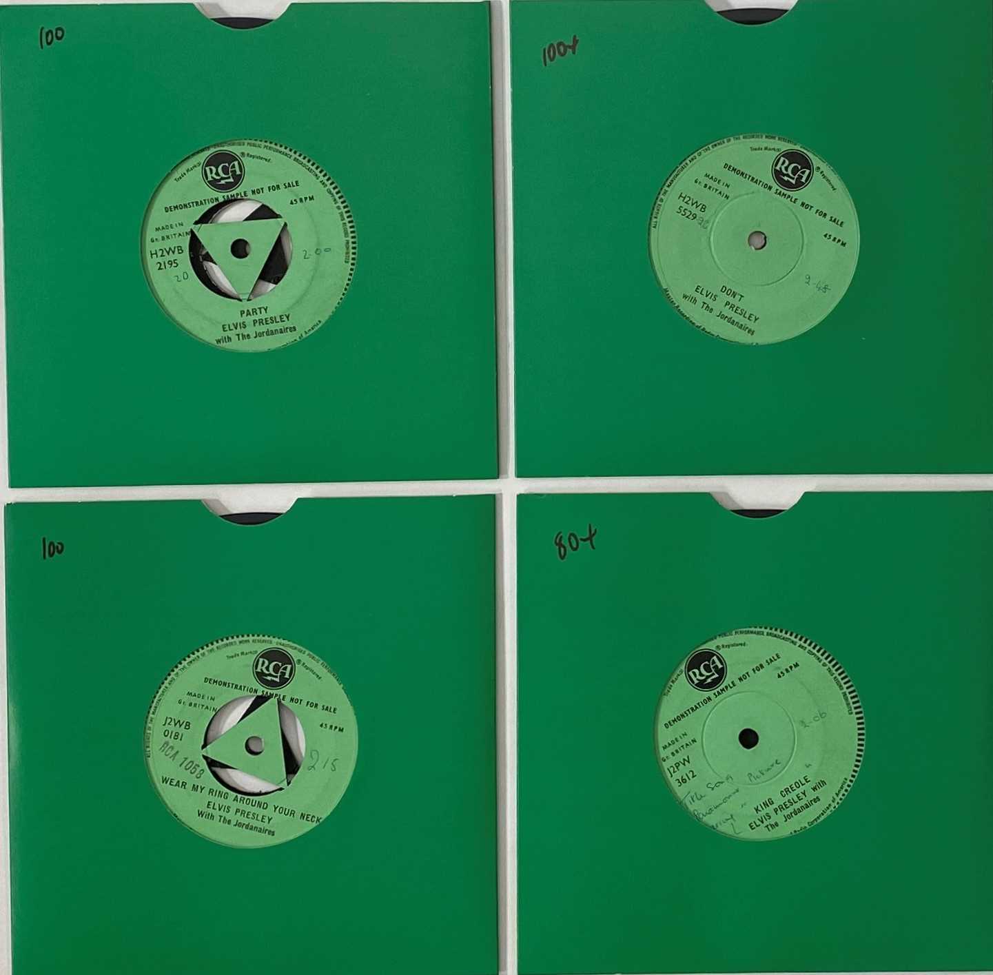 Lot 1035 - ELVIS PRESLEY - SINGLE/SIDED 7" DEMOS