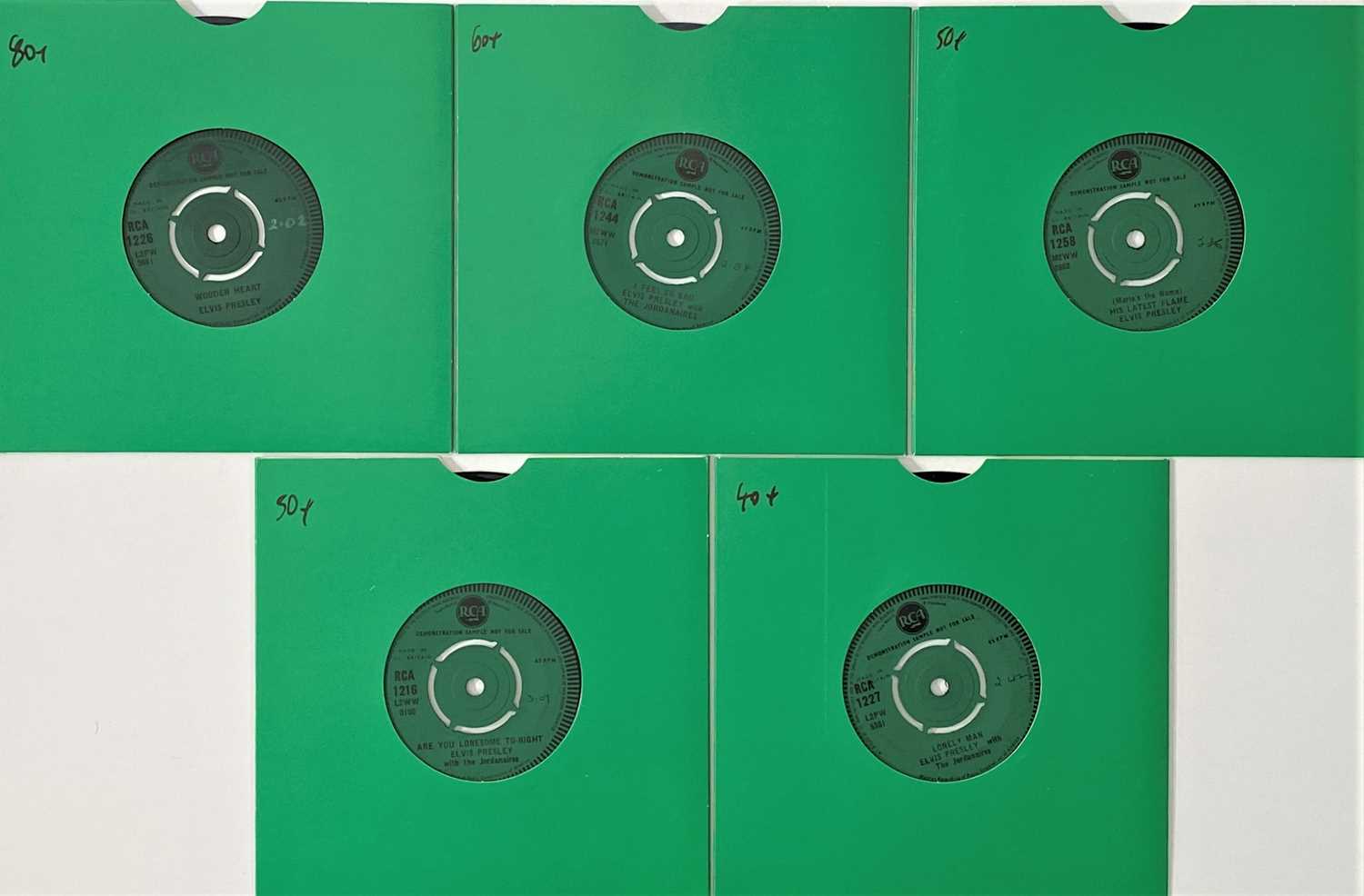 Lot 1038 - ELVIS PRESLEY - UK 7" RCA DEMOS PACK