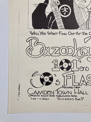 Lot 583 - THE CLASH INTEREST - A RARE POSTER FOR JOE STRUMMER'S '101ERS' CONCERT, 1975.