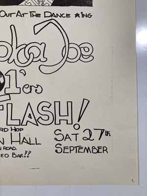 Lot 583 - THE CLASH INTEREST - A RARE POSTER FOR JOE STRUMMER'S '101ERS' CONCERT, 1975.